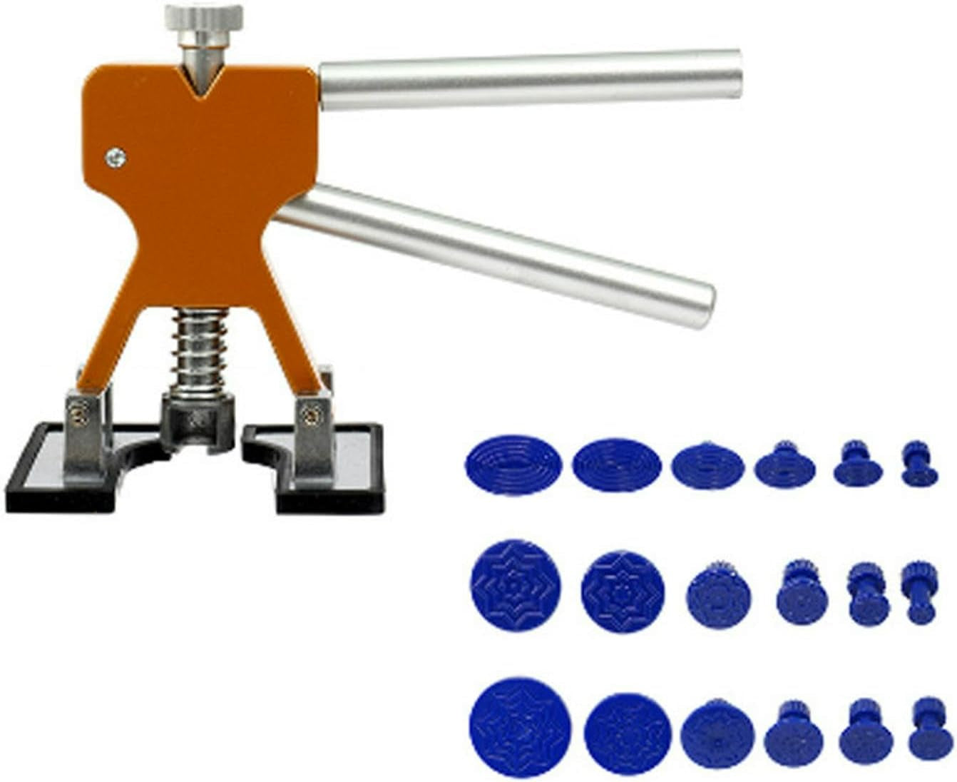 Auto Body Dent Repair Kit Car Dent Puller with 18Pcs Pull Tabs Auto Body Dent Removal Deep Dent Remover Tool for Car & Ding Hail Dent(Color:As Shown)