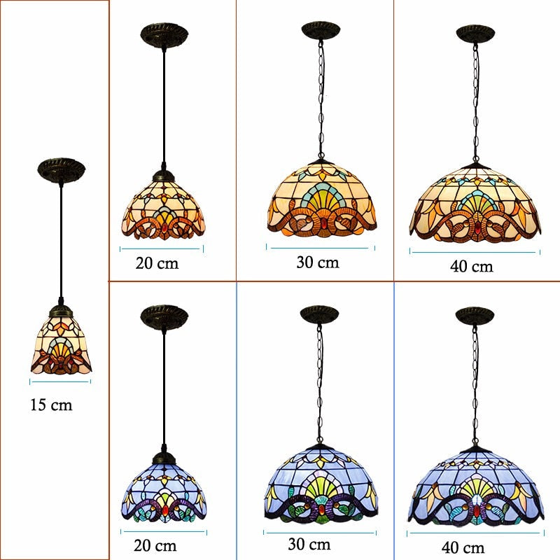 Nordic Handmade Glass Chandelier for Kitchen Dining Room Hallway
