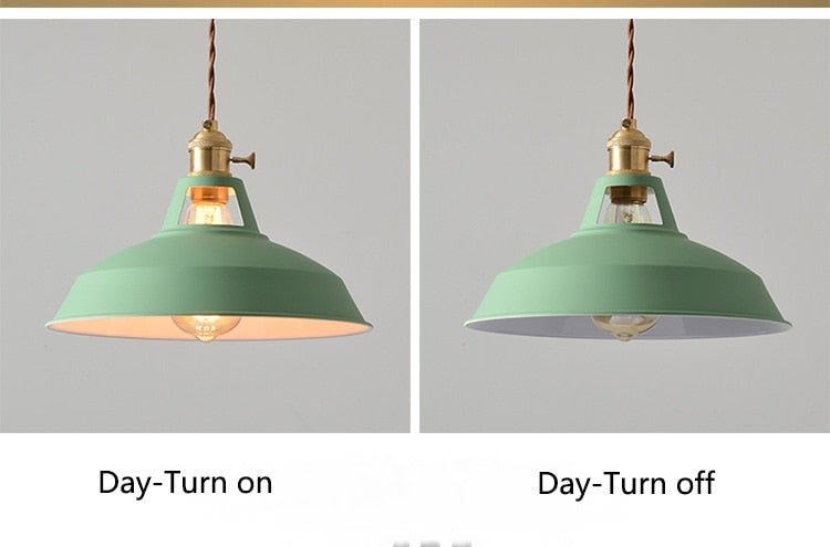 Colorful Industrial Retro Decorative Pendant Light - Querencian