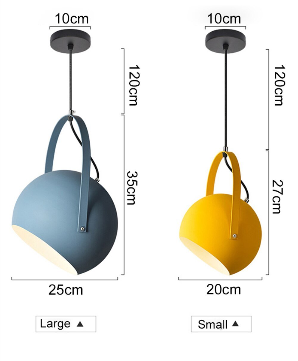 E27 Colourful Home Decoration LED Pendant Lights - Querencian
