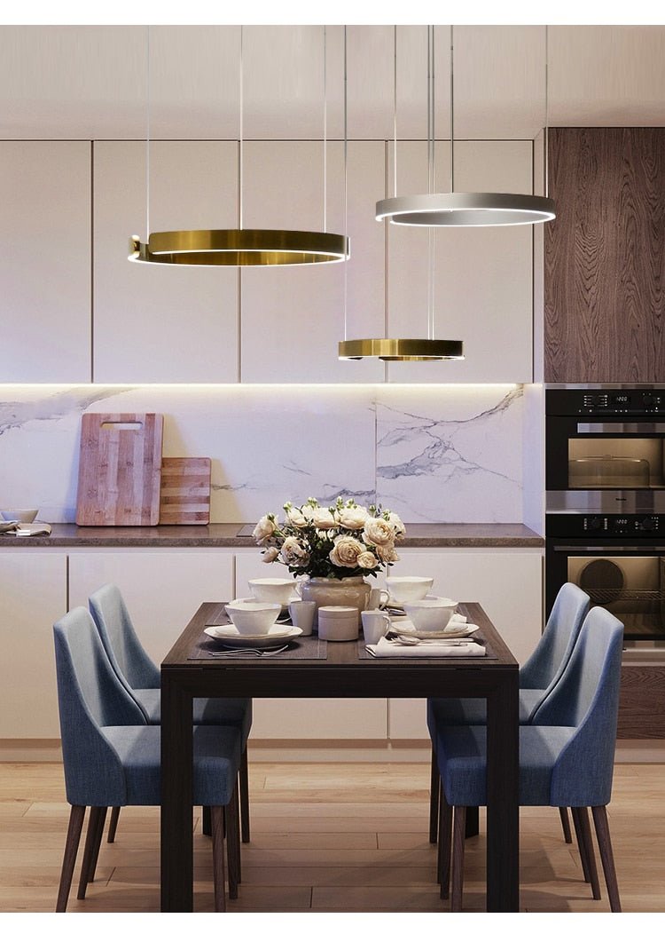 Modern Circle LED Decoration Pendant Light - Querencian
