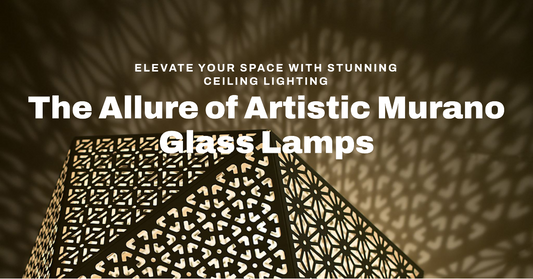 The Fascinating Allure of Artistic Murano Glass Ceiling Lamps