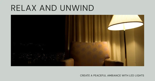 Relaxing Mood with LED Lights: Transform Your Home into a Haven of Calm