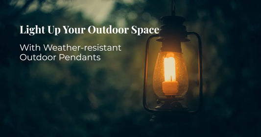 Illuminate Your Outdoor Spaces with Weather-resistant Outdoor Pendants