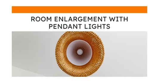 Room Enlargement with Strategic Pendant Lights Placement