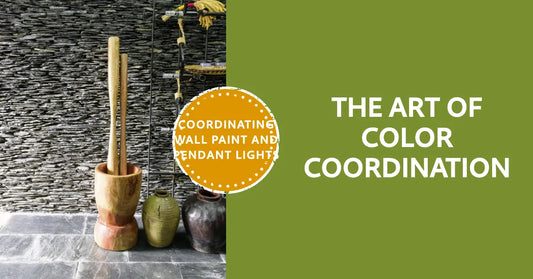 The Art of Color Coordinating Wall Paint and Pendant Lights