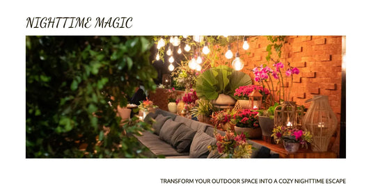 Transforming Outdoor Spaces into Magical Nighttime Escapes