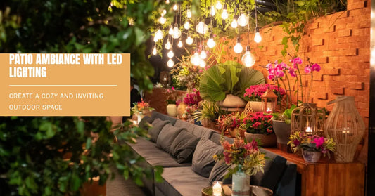 Patio Ambiance with LED Lighting
