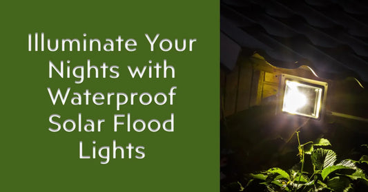 Enjoying Night-time Scenes with Waterproof Solar Flood Lights