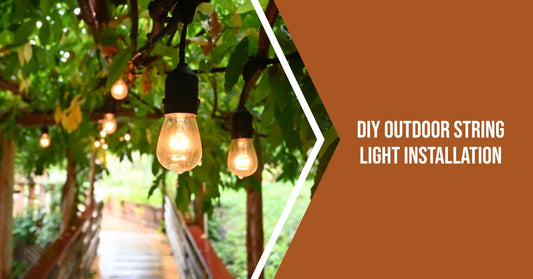 DIY Outdoor String Light Installation: Brighten Your Outdoor Spaces