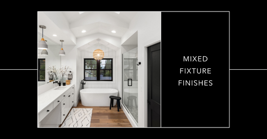 Mixed Fixture Finishes: A Modern Approach to Illuminate Your Space