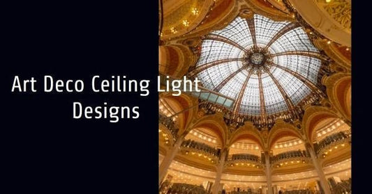 Art Deco Ceiling Light Designs: An Elegant Journey Back in Time - Querencian