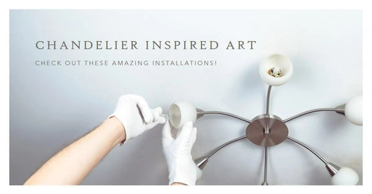 Chandelier Inspired Art Installations - Querencian