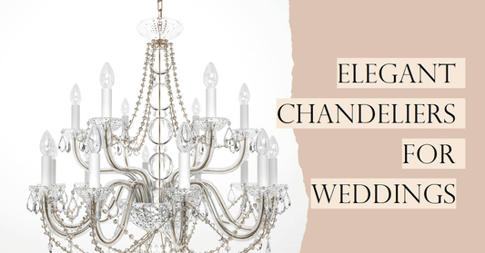 Elegant Chandeliers for Wedding Receptions: Transforming Your Venue into a Magical Wonderland - Querencian