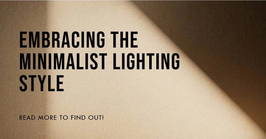 Embracing the Minimalist Lighting Style: Ceiling Light Magic - Querencian