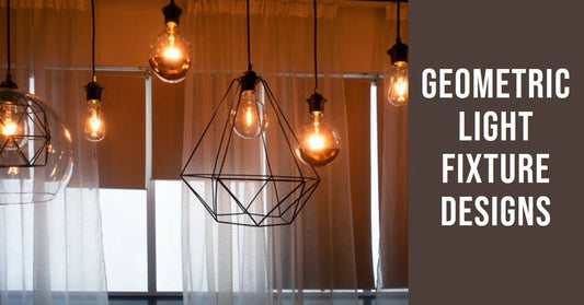 Geometric Light Fixture Designs: Modernizing Your Ceiling Light - Querencian