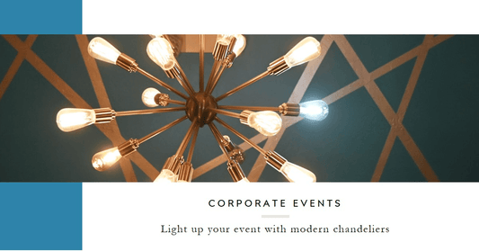Modern Chandeliers for Corporate Events – The Ultimate Guide - Querencian