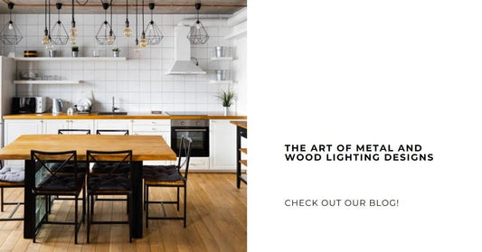 The Art of Metal and Wood Lighting Designs: Elevate Your Ceiling Light Game - Querencian