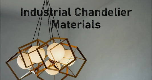 Unveiling the Substance of Style: Industrial Chandelier Materials - Querencian