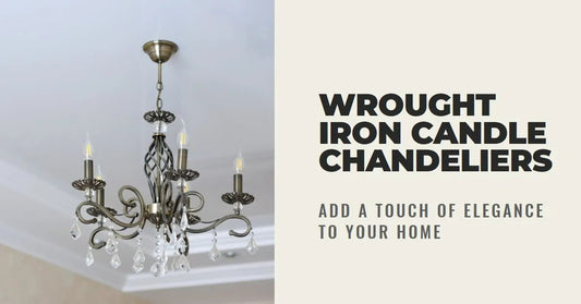 Wrought Iron Candle Chandeliers: A Timeless Elegance - Querencian