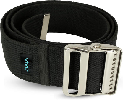 Gait Belt (60 Inch) - Transfer Assist Device for Caregiver, Nurse, Therapist, Seniors, Elderly, Bariatric, Occupational and Physical Therapy - Medical Nursing Safety - Walking & Standing Aid