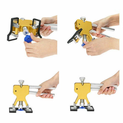 19PCS Paintless Car Body Dent Puller Repair Tool Dint Hail Damage Remover Kit