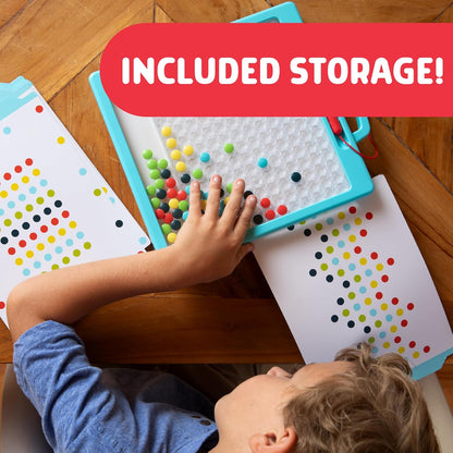 Magnetic Dot Art Designer – Color-By-Number Stencil Art Toy for Kids Ages 3+ | Mess-Free, Travel-Friendly Creative Play