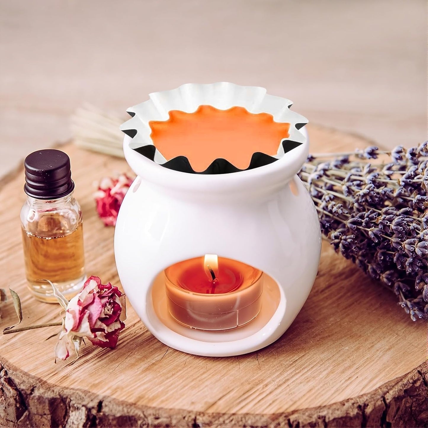 50Pcs Black Wax Melt Liners - Reusable, Leakproof, Easy Clean for Wax Burner, Wax Melters, Candle Warmers and Electric Wax Warmers