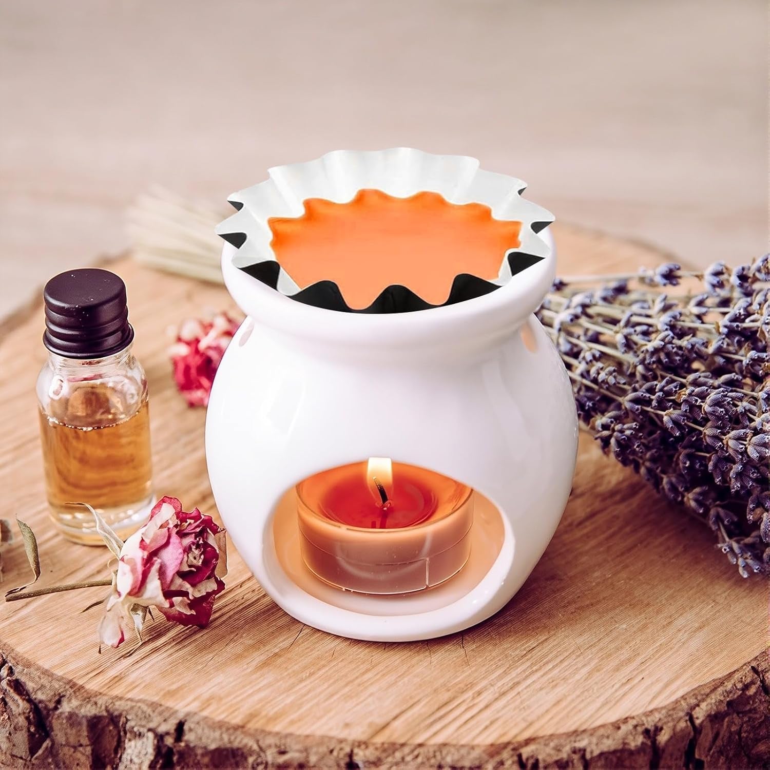 50Pcs Black Wax Melt Liners - Reusable, Leakproof, Easy Clean for Wax Burner, Wax Melters, Candle Warmers and Electric Wax Warmers