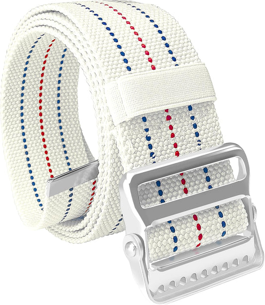Gait Belts for Seniors, Belt to Lift Elderly Standing Assist Aid Quick Release Buckle for Caregivers, Nurses, Home Health Aides, Physical Therapists - 60" Beige
