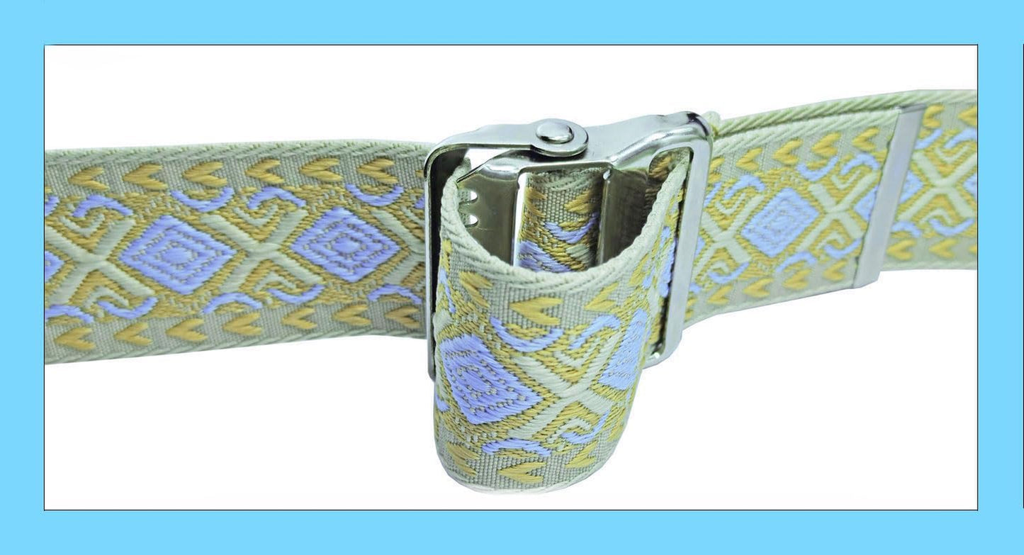 Gait Belt Transfer Belt with 2-Inch Soft and Comfortable Jacquard Webbing for Caregivers, Seniors, Elderly, Etc. (60 Inch, Color3)