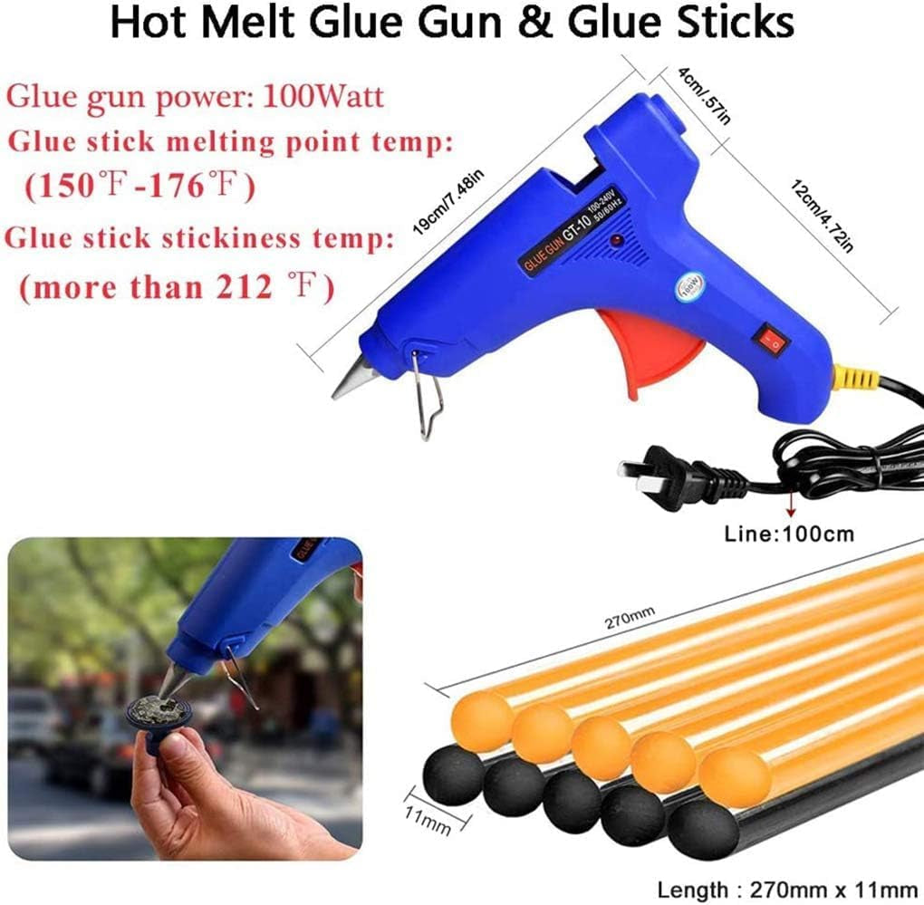 Auto Dent Puller Kit, Car Dent Removal Set, Paintless Dent Repair Tool for Automobile/Refrigerator/Motorcycle Body Dent Remover