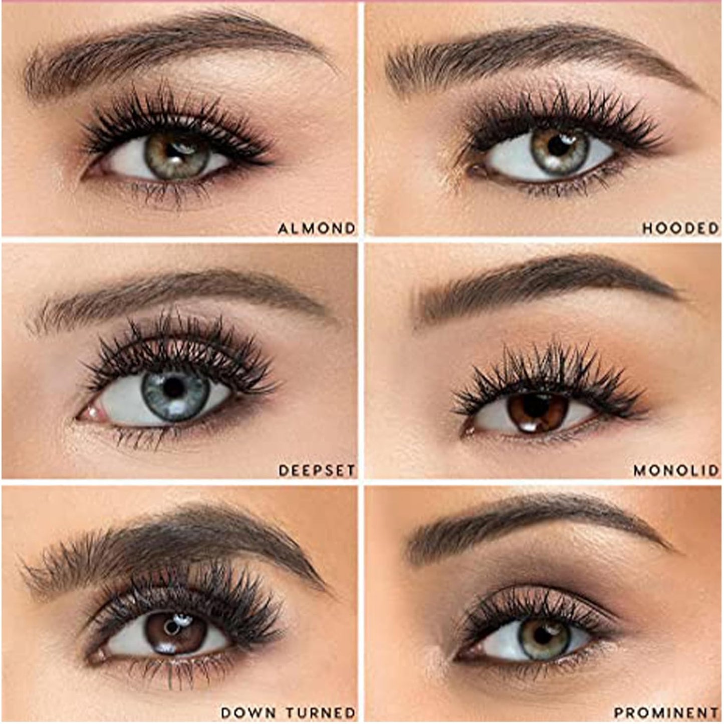 Magnetic Eyelashes Kit – 8 Piece (Clear & Black) Magnetic Eyelash & Eyeliner Set with Applicator – Natural Look Easy Apply Reusable Fake Extension Lashes, No Glue Magnéticas Naturales