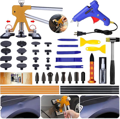 Car Dent Puller Kit, Dent Removal Set, Auto Paintless Dent Repair Tool for Automobile/Motorcycle/Refrigerator Body