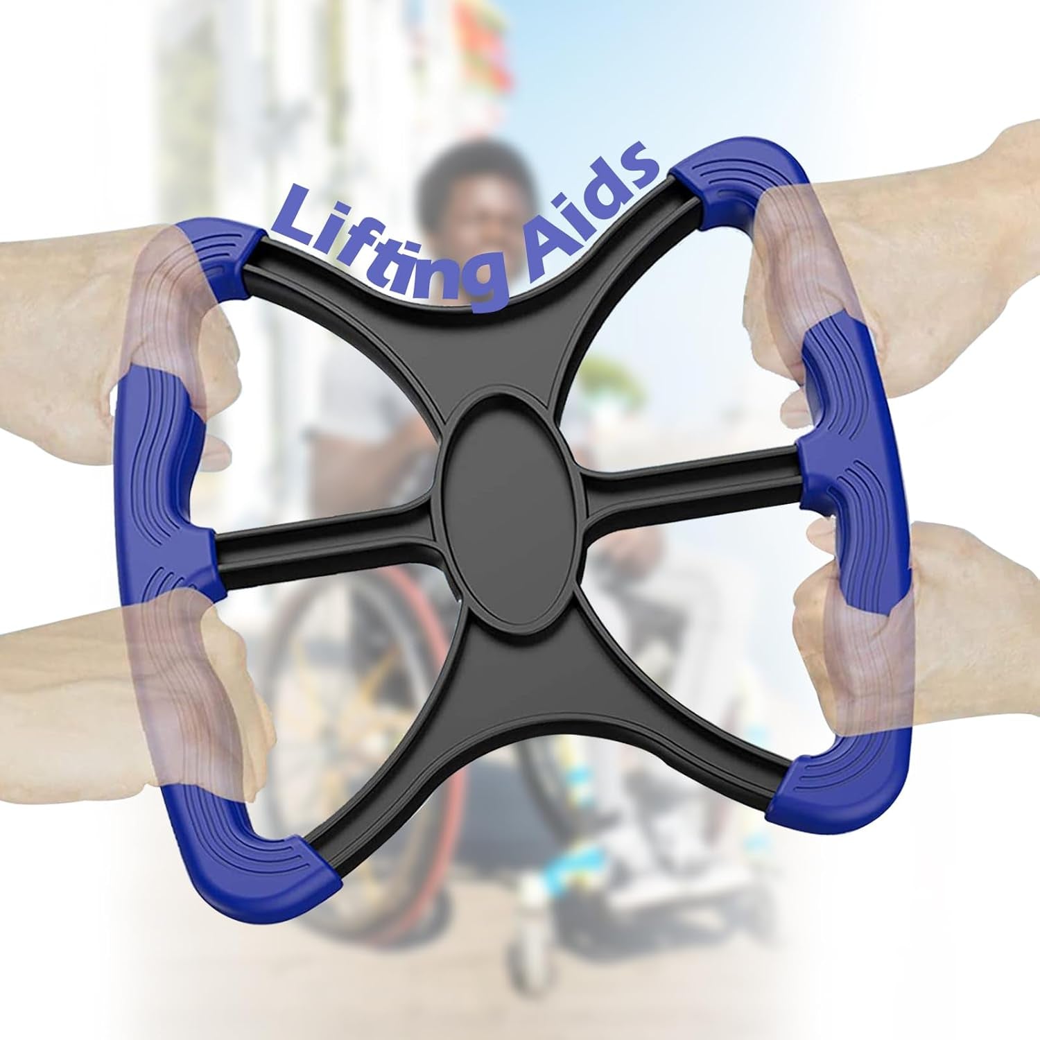 Lift Assist Elderly - Portable Elderly Assitance Products for Living, Seniors, Pregnants, Handicaps, Parkinsons Aids for Living, anti Slip Standing Aid Handles 300 Lbs