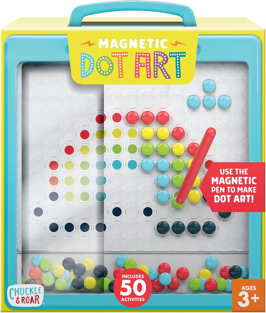 Magnetic Dot Art Designer – Color-By-Number Stencil Art Toy for Kids Ages 3+ | Mess-Free, Travel-Friendly Creative Play