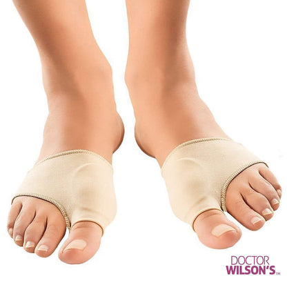 2 Bunion Relief Pads Sleeve - Bunion Splint Orthopedic Bunion Corrector Socks - Gel Pad Elastic Cushions Men and Women (1 Pair)