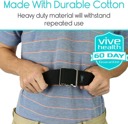 Gait Belt (60 Inch) - Transfer Assist Device for Caregiver, Nurse, Therapist, Seniors, Elderly, Bariatric, Occupational and Physical Therapy - Medical Nursing Safety - Walking & Standing Aid