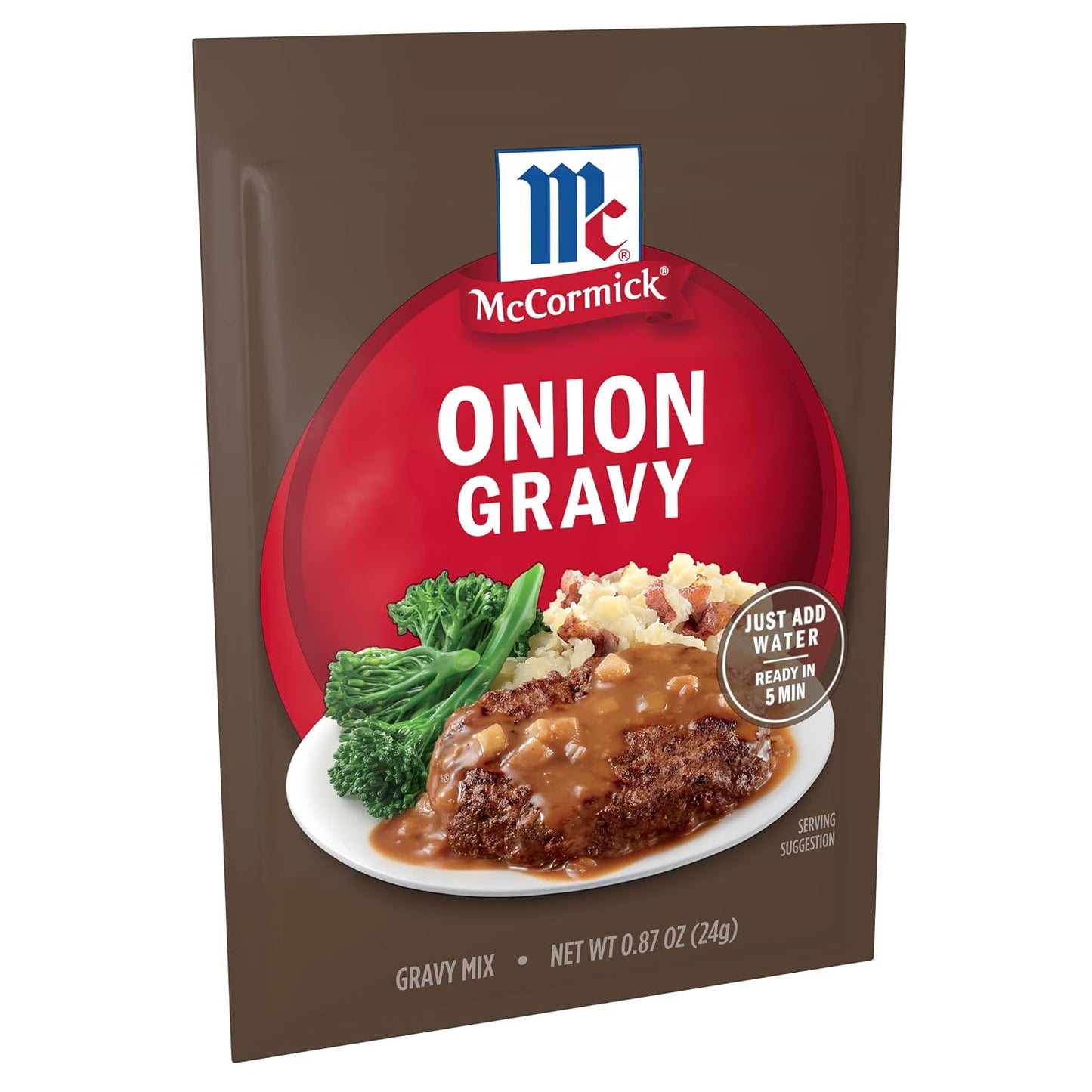 Mccormick Onion Gravy Mix, 0.87 Oz (Pack of 12)
