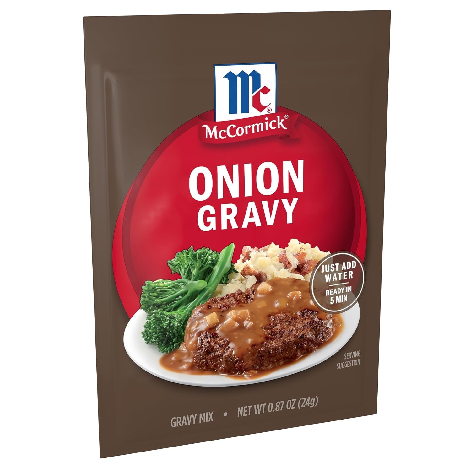 Mccormick Onion Gravy Mix, 0.87 Oz (Pack of 12)