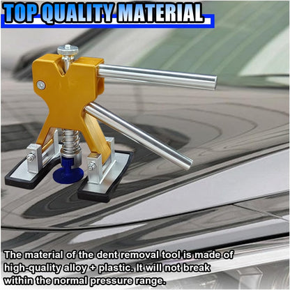 25PCS Car Dent Puller Kit, Car Body Dent Repair Tools, Paintless Dent Lifter Repair Tool Puller with 18 Tabs, Auto Dent Removal Kit for Car DIY Body Work