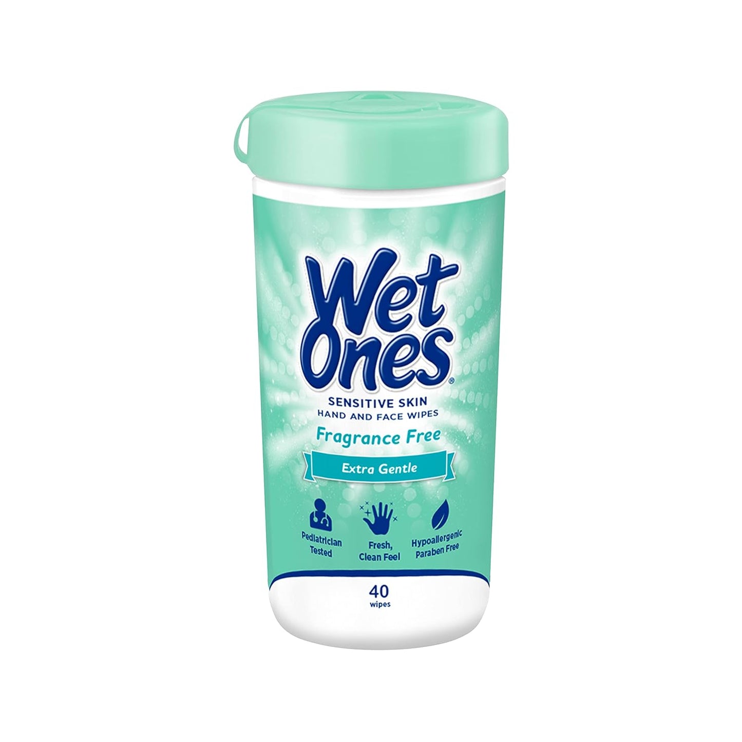 Hand and Face Wipes, Sensitive Skin Wipes | Unscented Wipes, Hand and Face Wipes Sensitive Skin,  Sensitive Skin Wipes, 40 Ct. Canister