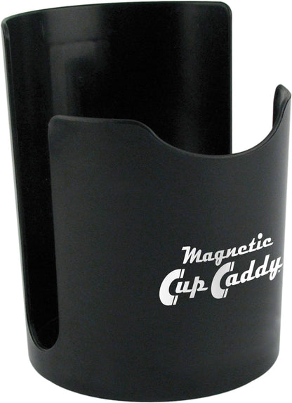 Magnetic Cup Holder - Caddy for Bottles, Glasses, and Cans - Fits on Fridge, Lawnmower, Forklift, Cart, or Ladder - Heavy-Duty Magnet