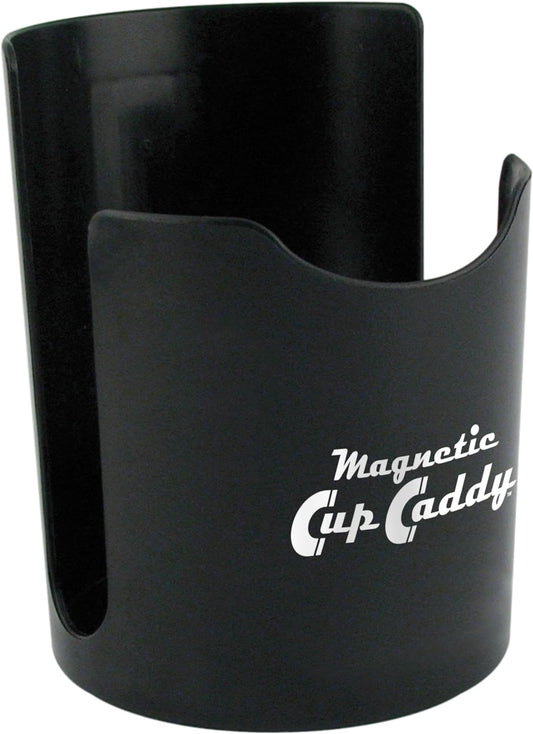 Magnetic Cup Holder - Caddy for Bottles, Glasses, and Cans - Fits on Fridge, Lawnmower, Forklift, Cart, or Ladder - Heavy-Duty Magnet