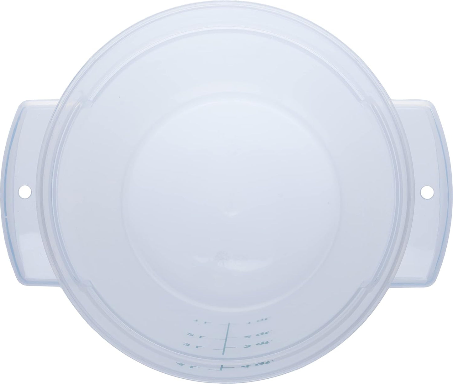 Storplus round Food Storage Container with Stackable Design for Catering, Buffets, Restaurants, Polypropylene (Pp), 4 Quart, Clear