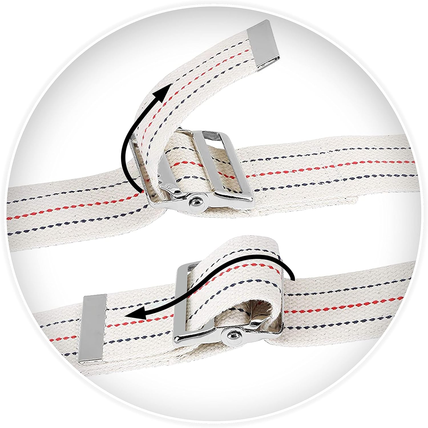 Gait Belts for Seniors, Belt to Lift Elderly Standing Assist Aid Quick Release Buckle for Caregivers, Nurses, Home Health Aides, Physical Therapists - 60" Beige