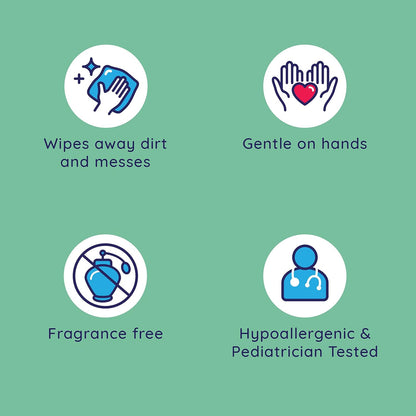 Hand and Face Wipes, Sensitive Skin Wipes | Unscented Wipes, Hand and Face Wipes Sensitive Skin,  Sensitive Skin Wipes, 40 Ct. Canister