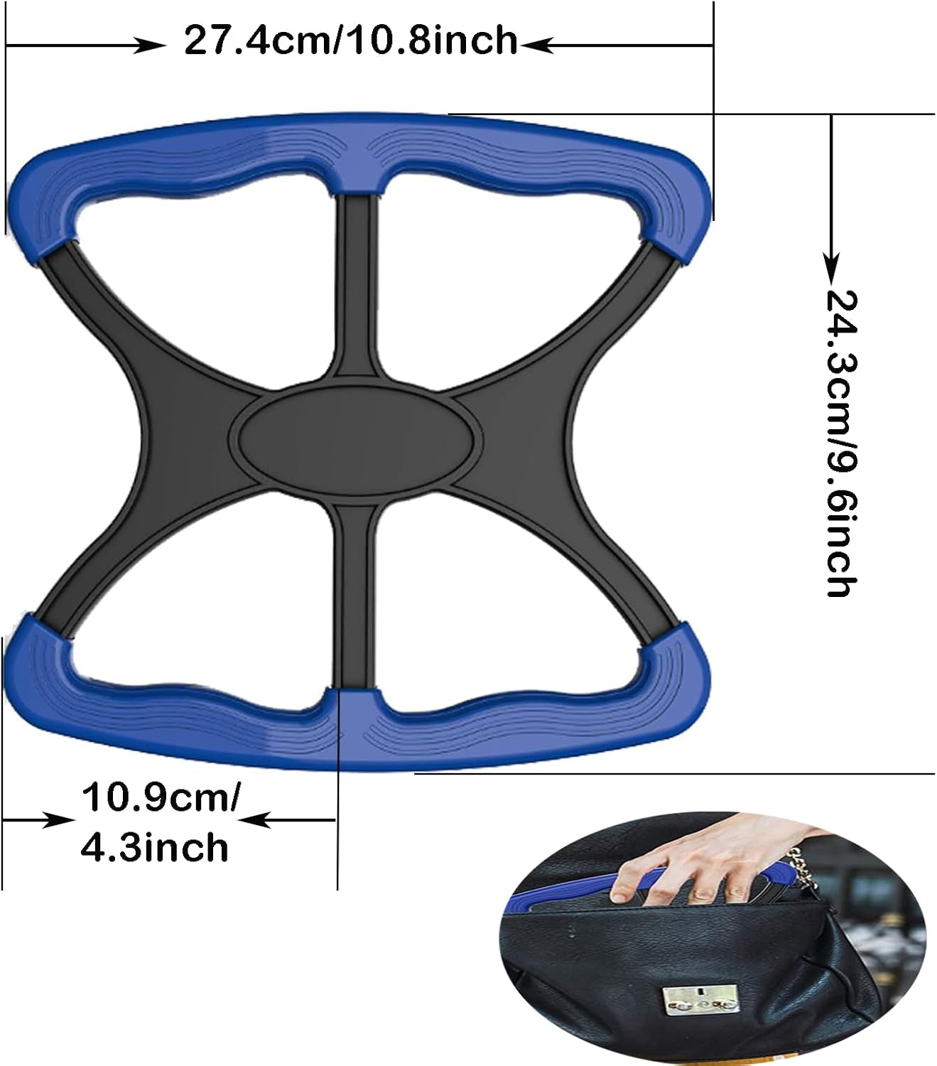 Portable Lift Aid for Seniors, Lightweight Lift Assist for Elderly with Non-Slip Handle, Lift Standing Aid for Elderly, Paramedic, Disabled, Bariatric, Therapist, Nurse, Black