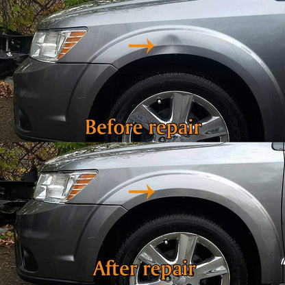 Auto Body Dent Repair Kit, Car Dent Puller with Golden Dent Puller for Car Body Hail Dent Removal Dent Remover Automobile Body Repair