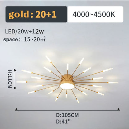 Firework Shape Ceiling Lamp New Aisle Light